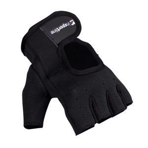 Neoprenové fitness rukavice inSPORTline Aktenvero čierna - M