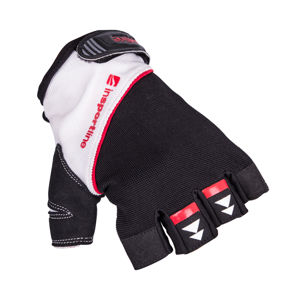 Fitness rukavice inSPORTline Harjot čierno-biela - M