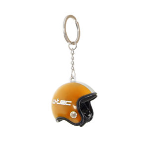 Kľúčenka v tvare prilby W-TEC Clauer oranžová