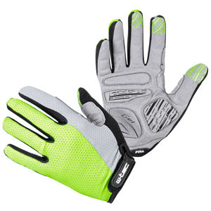 Motokrosové rukavice W-TEC Vilasar fluo zelená - XL