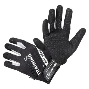 Fitness rukavice inSPORTline Taladaro čierno-biela - XXL