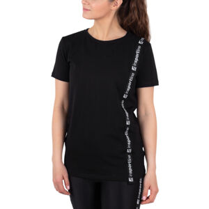 Dámske tričko inSPORTline Sidestrap Woman čierna - XS