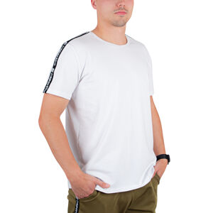 Pánske tričko inSPORTline Overstrap biela - S
