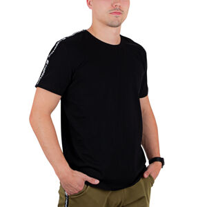 Pánske tričko inSPORTline Overstrap čierna - XXL