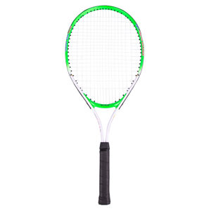 Detská tenisová raketa Spartan Alu 64 cm bielo-zelená