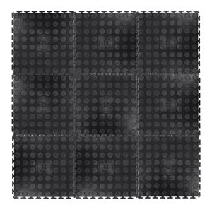 Puzzle zátažová podložka inSPORTline Avero 0,6 cm čierna