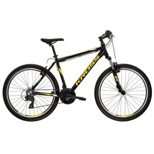 Horský bicykel Kross Hexagon 1.0 26" - model 2022 grafitová/čierna/žltá - M (19'')