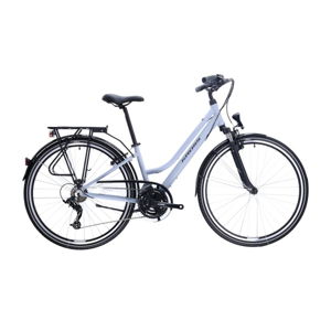 Dámsky trekingový bicykel Kross Trans 2.0 28" SR - model 2021 šedá/čierna - S (15") - Záruka 10 rokov