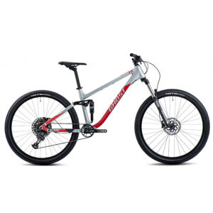 Celoodpružený bicykel Ghost Kato FS Base 27.5 - model 2024 Grey/Red - S (15,5", 157-167 cm)