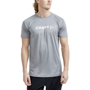 Pánske tričko CRAFT CORE Unify Logo šedá - XL