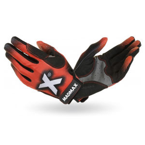 Fitness rukavice Mad Max Crossfit MXG101 červená - M