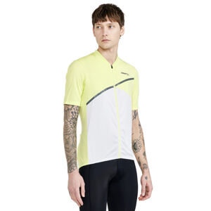 Pánsky cyklistický dres CRAFT CORE Endurance Logo žltá - M