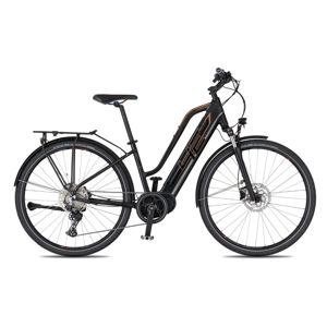 Dámsky trekingový elektrobicykel 4EVER Marianne Sport Trek - model 2021 čierna/bronz - 18" - Záruka 10 rokov
