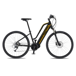 Dámsky crossový elektrobicykel 4EVER Marianne AC-Cross - model 2020 čierna/zlatá - 16" - Záruka 10 rokov