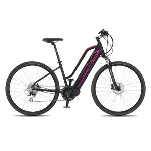 Dámsky crossový elektrobicykel 4EVER Marianne AC-Cross - model 2020 čierna / ružová - 16" - Záruka 10 rokov