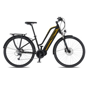 Dámsky trekingový elektrobicykel 4EVER Marianne AL-Trek - model 2020 čierna/zlatá - 16" - Záruka 10 rokov