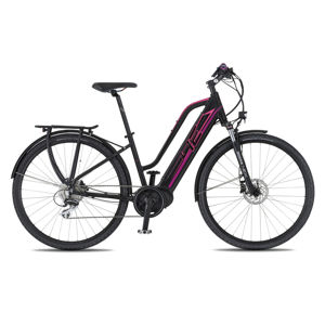 Dámsky trekingový elektrobicykel 4EVER Marianne AC-Trek - model 2020 čierna / ružová - 16" - Záruka 10 rokov