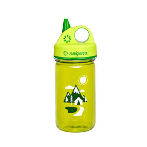 Detská fľaša NALGENE Grip'n Gulp 350 ml 2023 Green Trail