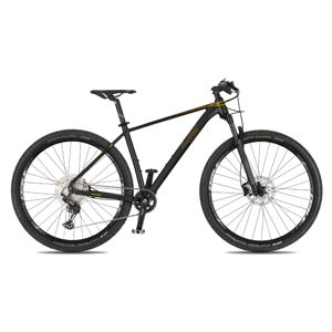 Horský bicykel 4EVER Prodigy Race 29" - model 2021 čierna/metal zlatá - 17" - Záruka 10 rokov