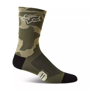 Cyklo ponožky FOX 6" Ranger Sock Green Camo - L/XL (43-45)