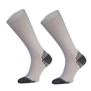 Kompresné bežecké ponožky Comodo SSC White - 43-46