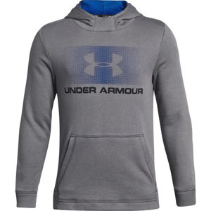 Detská mikina Under Armour Ctn French Terry Hoody Graphite - YS