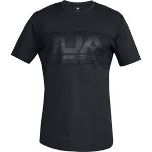 Pánske tričko Under Armour Unstoppable Graphic Mesh SS T Black/Black - XL