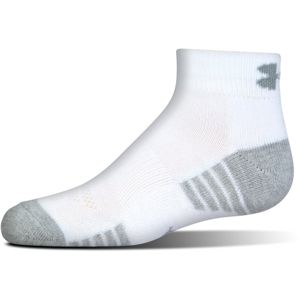 Detské členkové ponožky Under Armour Heatgear Low Cut 3 páry White - YM (25,5-31,5)