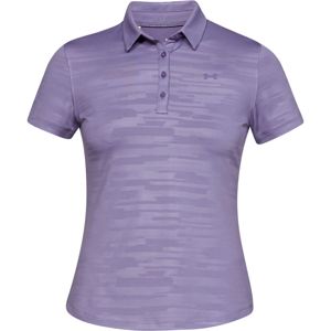 Dámske tričko Under Armour Zinger Short Sleeve Novelty Polo Purple Luxe - XS