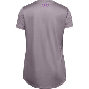 Dievčenské tričko Under Armour Tech Graphic Big Logo SS T-Shirt Slate Purple - YM