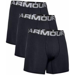 Boxerky Under Armour Charged Cotton 6in 3 páry Black - S