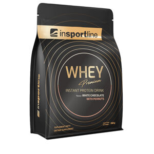 Proteín inSPORTline WHEY Premium 700g biela čokoláda s arašidmi