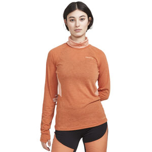 Dámske tričko CRAFT ADV SubZ Wool LS 2 W oranžová - XL