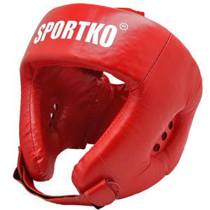 Boxerský chránič hlavy SportKO OK2 červená - L
