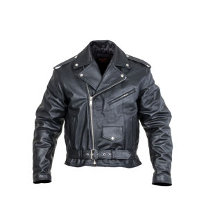 Kožená moto bunda Sodager Live To Ride Jacket čierna - XXL