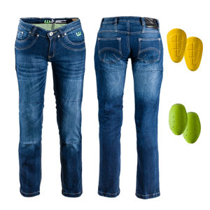 Dámske moto jeansy W-TEC B-2012 modrá - 31