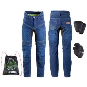 Pánske moto jeansy W-TEC Biterillo modrá - XL