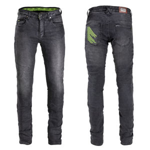 Pánske moto jeansy W-TEC Leonard čierna - S