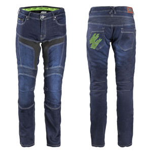 Pánske moto jeansy W-TEC Alfred CE modrá - M
