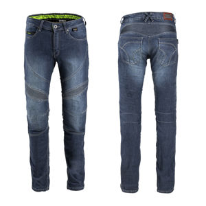 Pánske moto jeansy W-TEC Oliver modrá - 3XL