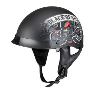 Moto prilba W-TEC Black Heart Rednut Motorcycle/Matt Black - M (57-58)