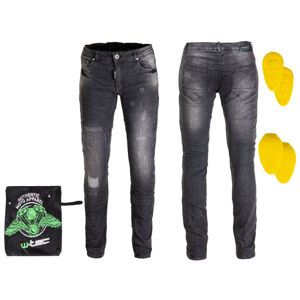 Pánske moto jeansy W-TEC Komaford tmavo šedá - 3XL