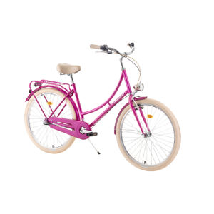 Mestský bicykel DHS Citadinne 2636 26" 4.0 Pink - 18" - Záruka 10 rokov