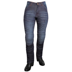 Dámske jeansové moto nohavice ROLEFF Aramid Lady modrá - 31/L
