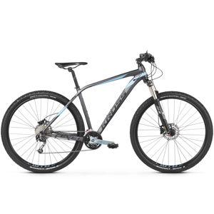 Horský bicykel Kross Level 5.0 27,5" - model 2020 čierna/grafitová/kovová - S (16.5") - Záruka 10 rokov