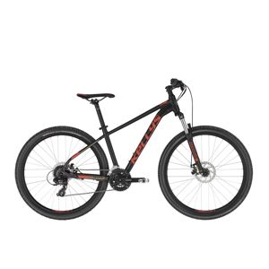 Horský bicykel KELLYS SPIDER 30 27,5" - model 2021 Black - S (17'') - Záruka 10 rokov