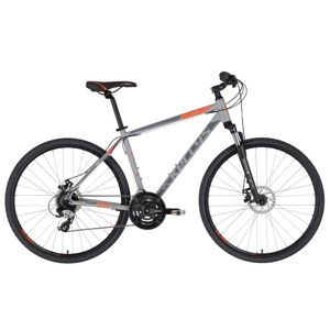 Pánsky crossový bicykel KELLYS CLIFF 70 28" - model 2020 Grey - S (17'') - Záruka 10 rokov
