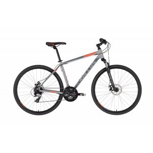 Pánsky crossový bicykel KELLYS CLIFF 70 28" - model 2021 Grey - M (19'') - Záruka 10 rokov
