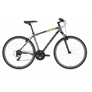 Pánsky crossový bicykel KELLYS CLIFF 30 28" - model 2021 Grey - L (21'') - Záruka 10 rokov