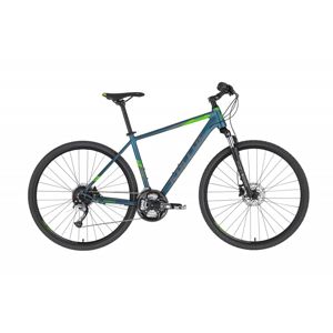 Pánsky crossový bicykel KELLYS PHANATIC 10 28" - model 2021 Dark Ocean - L (21'') - Záruka 10 rokov